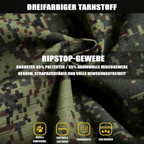 Russian Camouflage Tactical Suit Large - Men’s Combat Outdoor Clothing
