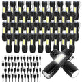 40 Pack Rechargeable Mini LED Flashlights with Clip - Bright Portable EDC Lights
