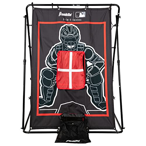 Franklin 2-in-1 Baseball Pitching Target & Rebounder for Youth Training