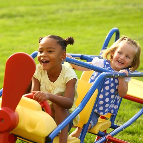 Lifetime Airplane Teeter-Totter for Kids - Double Play Playground Toy