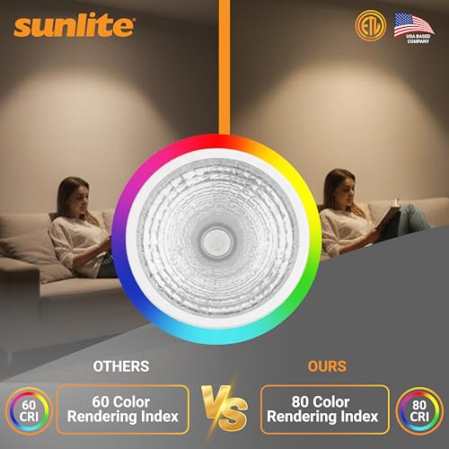 Sunlite LED PAR30 Flood Light Bulb 9W 75W Equivalent Dimmable 2700K Soft White 6 Pack