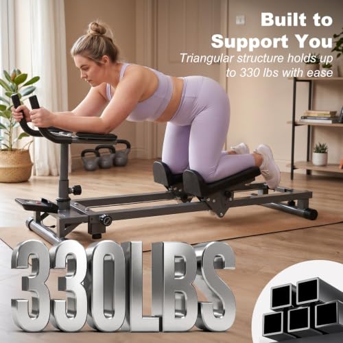 Low Impact Core and Cardio Glider Trainer for Back & Full-Body Workouts