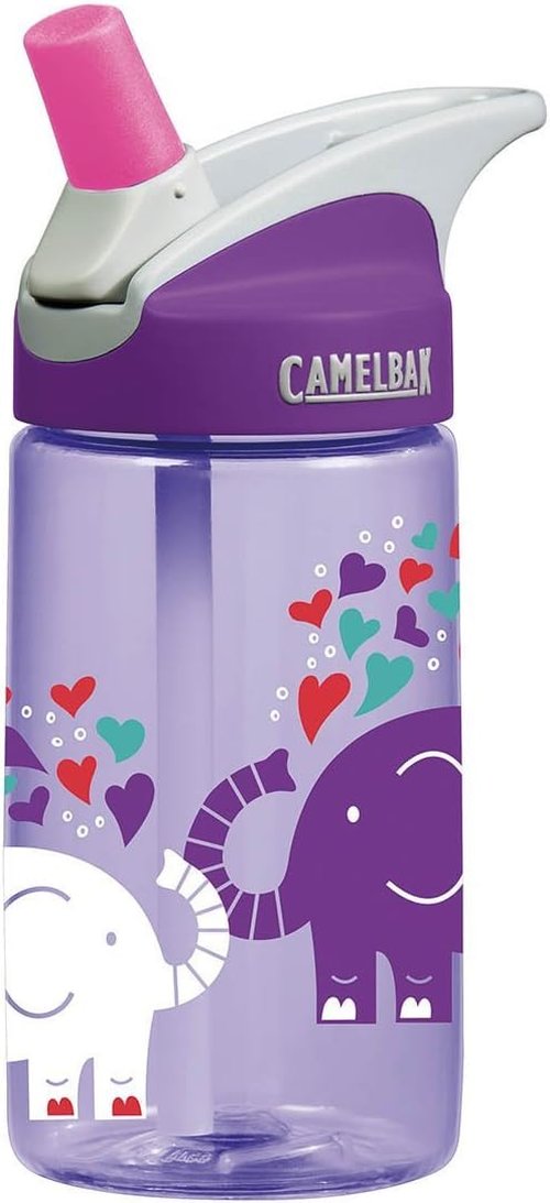 CamelBak Eddy Kids Water Bottle - Spill Proof Big Bite Valve - BPA-Free 0.4 Liters