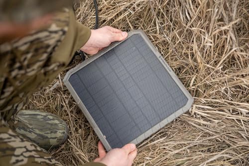 Stealth Cam FieldMax 10-Inch Solar Panel with Rechargeable Battery for Trail Cameras