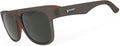 Goodr Just Knock It On! Polarized Sunglasses - Large Dark Brown Frames with Copper Lenses | UV400 Protection