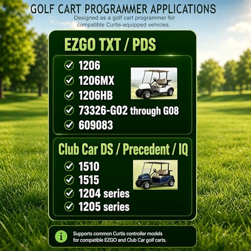 Handheld Programmer for Curtis Controllers - Golf Cart & Vehicle Compatibility