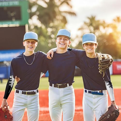 Geyoga 6 Pairs Youth Arm Sleeves Baseball Football Religious Small