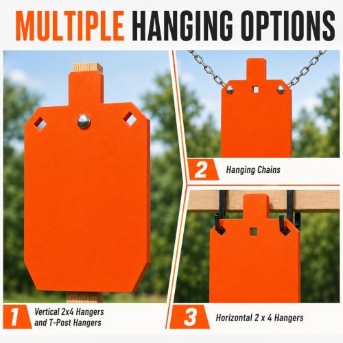 1/2" Thick 12x20 AR500 Steel Targets for Shooting Outdoor