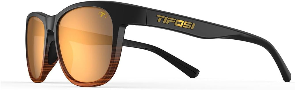 Tifosi Swank Sport Sunglasses - Tangle-Free Design for Cycling, Golf, Hiking & Running | Stylish Look