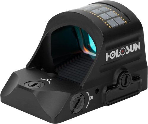 Holosun 407C/507C-X2 Red & Green Dot Sight - 2 MOA Dot & Circle Options, Durable 7075 Aluminum, Solar Powered