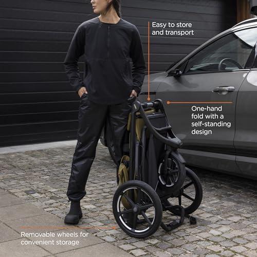 Thule Urban Glide 3 All-Terrain Jogging Stroller - Magnetic Buckle, Black, Single