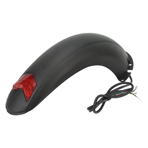 Srliya 10 Inch Electric Scooter Rear Mudguard with Lamp Red Light Scooter Splash Guard Replacement Accessory