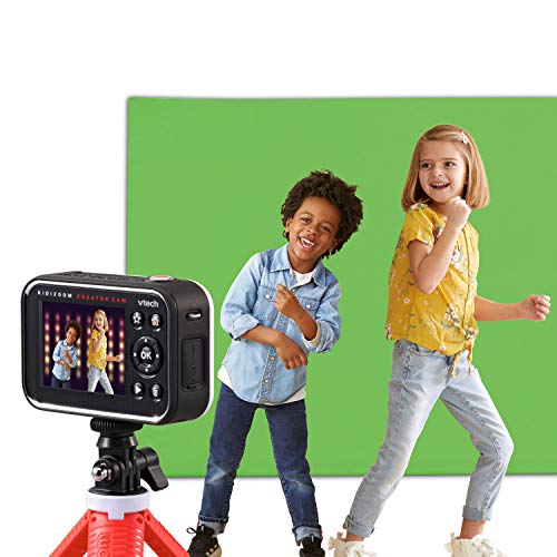 Kids Video Camera with Green Screen & Effects - Red