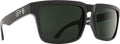 SPY Optic Helm, Square Sunglasses, Color and Contrast Enhancing Lenses, Black - Happy Gray Green Lenses