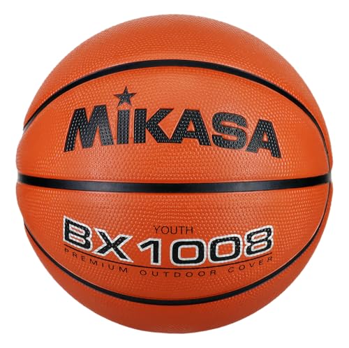 Youth Basketball - Orange, Official Size, Indoor Use, Mikasa BX1008 - Youth 27