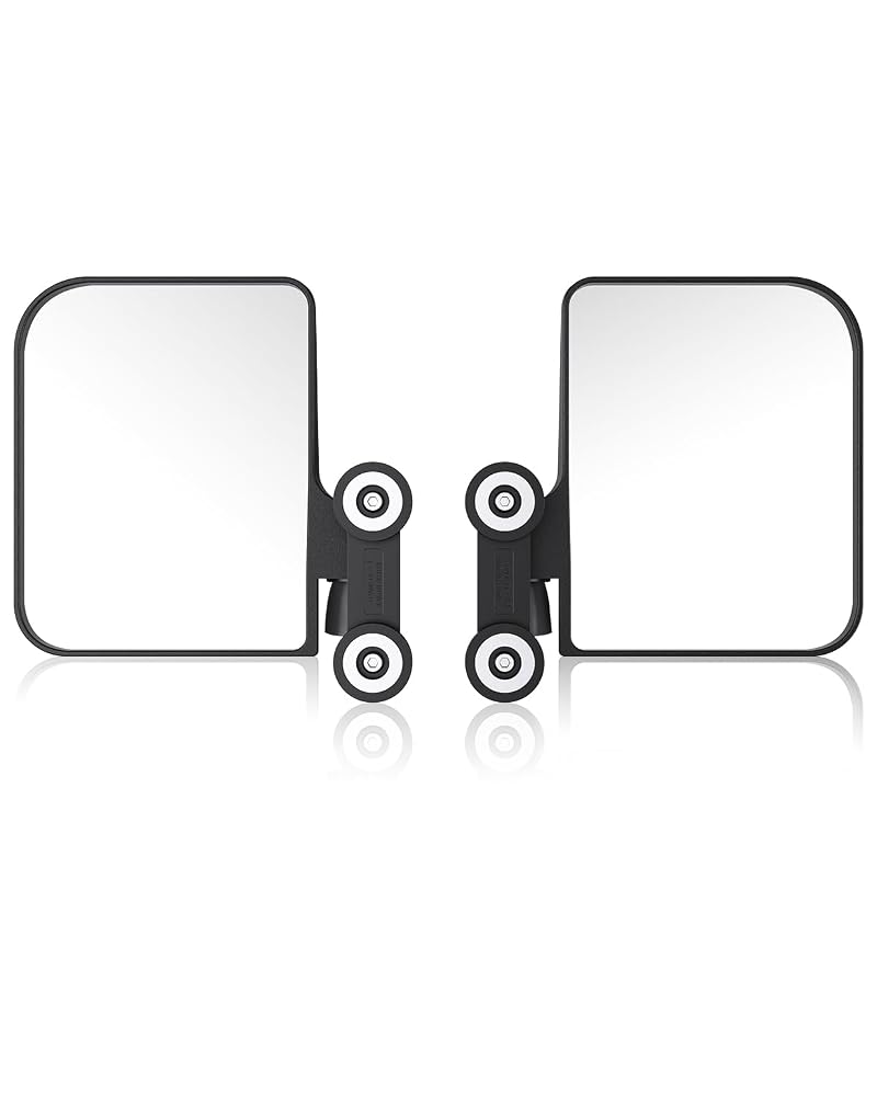 Magnetic Golf Cart Mirrors — No-Drill Side Mirrors for EZGO, Yamaha, Club Car