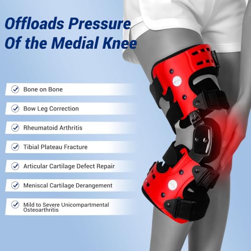 Lightweight Unloader Knee Brace for Arthritis Pain Relief & Support - Right