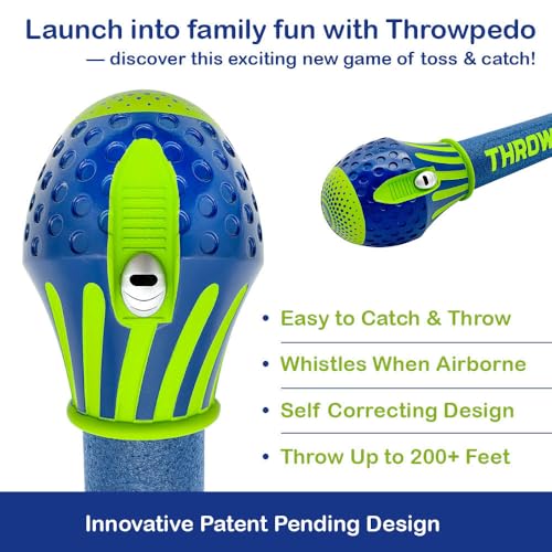 Family Outdoor Throw and Catch Game - Long-Distance Foam Toy for Kids & Adults