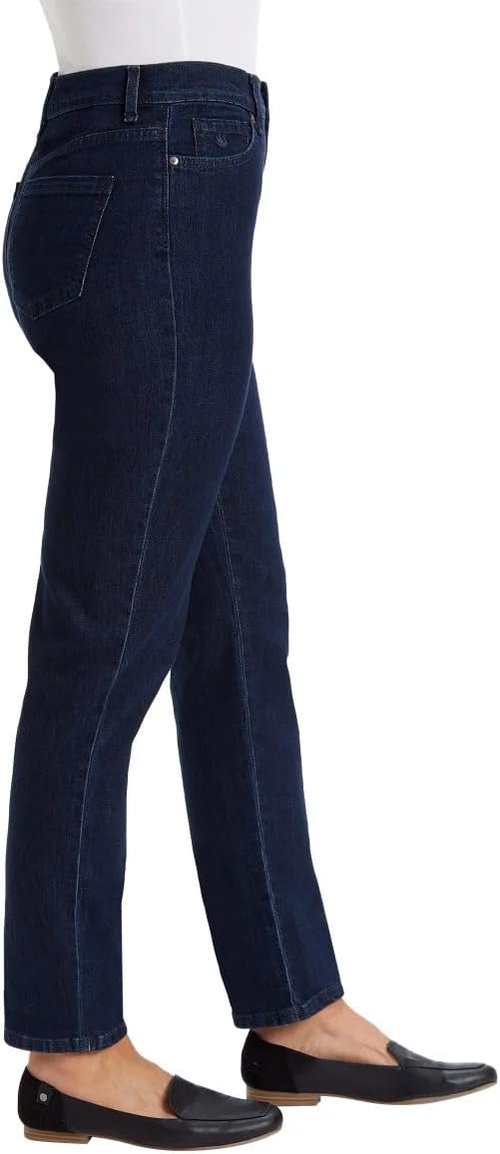 Gloria Vanderbilt Women's High Rise Tapered Jeans - Classic Fit for All-Day Comfort