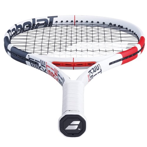 Babolat Pure Strike 16/19 Tennis Racquet Racquet - Strung with 16g White Babolat Syn Gut at Mid-Range Tension (4 1/4" Grip)