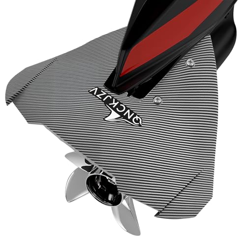 QNCKJZV Carbon Design Whale Tail Hydrofoil Stabilizer Kit for Outboard 40-200 HP - 1 Pack