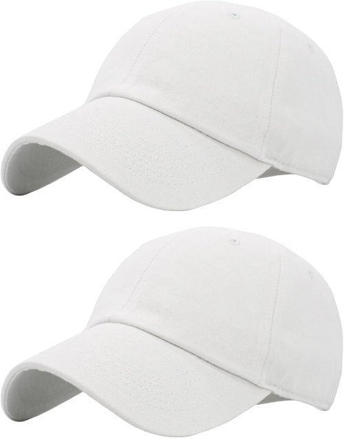 KBETHOS Classic Unisex Cotton Baseball Cap - Adjustable Low Crown Dad Hat in Various Colors