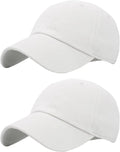 KBETHOS Classic Unisex Cotton Baseball Cap - Adjustable Low Crown Dad Hat in Various Colors