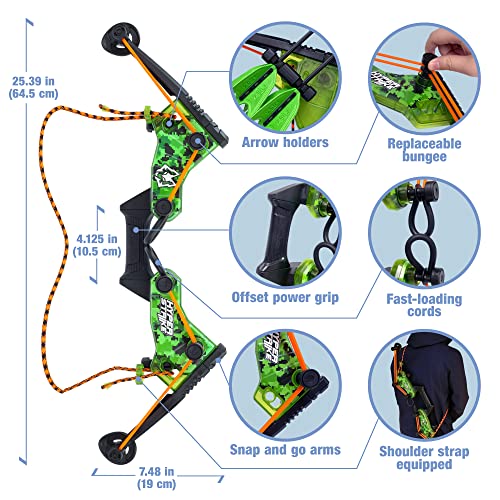 Zing HyperStrike Dominator 2-Player Outdoor Archery Battle Set - 2 Bows Pack