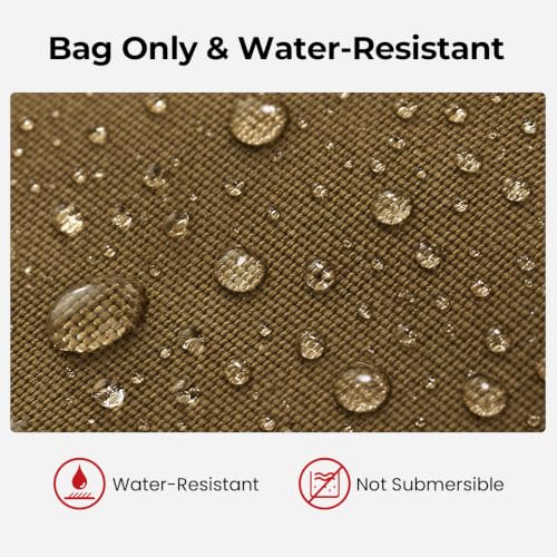 Piscifun Fishing Backpack with Rod Holders, Lightweight Sling Bag Khaki - Standard / Urban