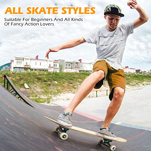 12-Pack Blank Skateboard Decks 24x6 Inch Maple DIY Boards for Kids & Art