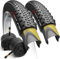 Fincci 700x40c Gravel Bike Tire & Tubes Set | Puncture-Resistant Foldable Tires