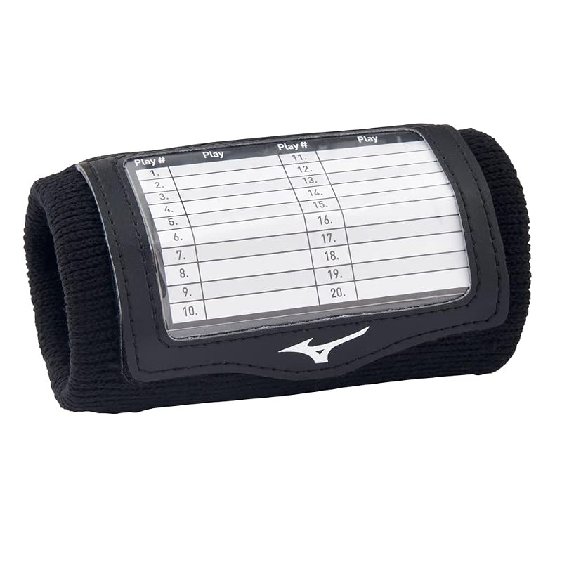 Mizuno Play Call Wristband - Black
