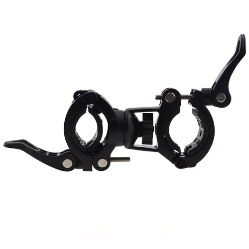 CChiai 360 Degree Rotating Flashlight Mounting Bracket Black Universal Bike Light Plastic Installation Stand Cycling Accessories for Securing Pump