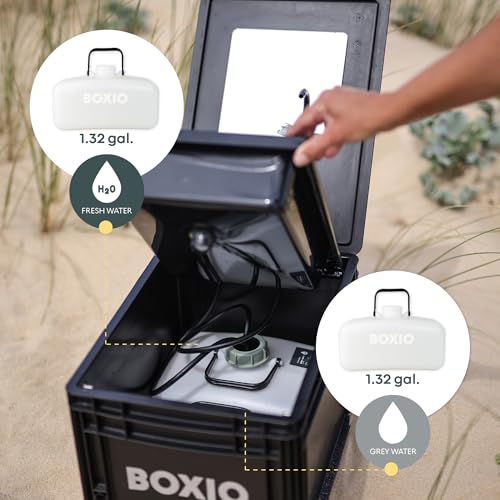 BOXIO Portable Sink - Compact Mobile Outdoor & Indoor Wash Station - Wash Variation