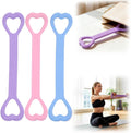 Skiennix 3PCS Resistance Bands - Figure 8 Elastic Bands for Arm, Back & Shoulder Training | Ideal for Yoga & Pilates