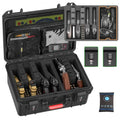 Kinghardcase Pistol Gun Case for Multiple Handguns Black with TSA Locks
