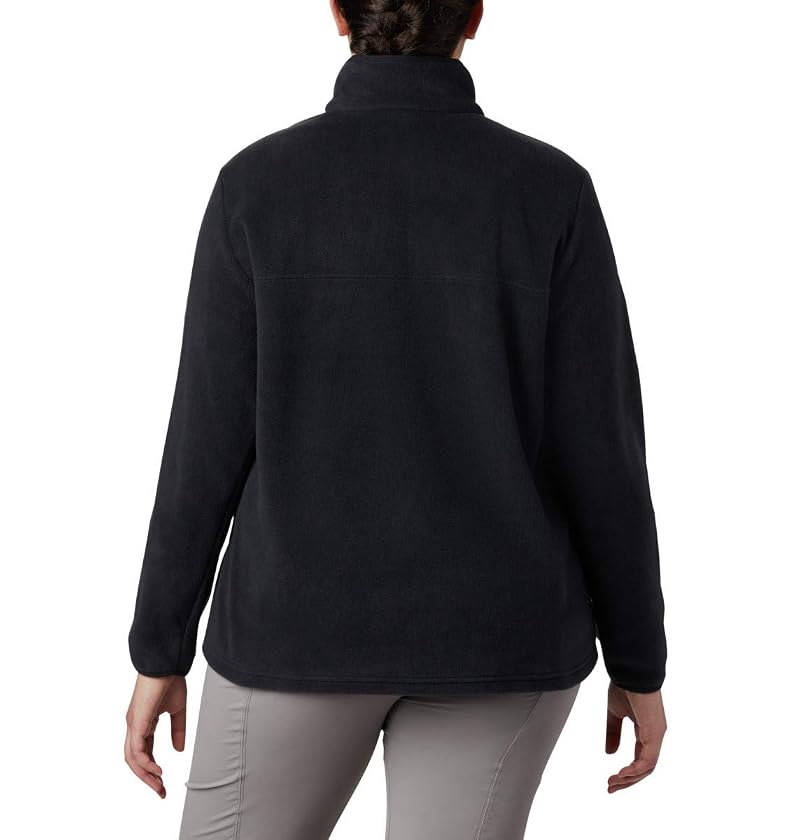 Columbia Benton Springs Half Snap Fleece Pullover Jacket for Women - Black, Medium
