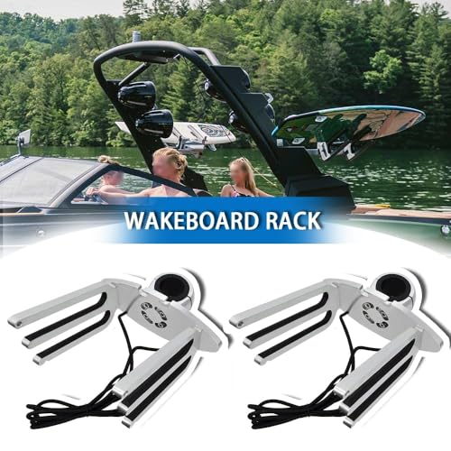 Mojiate M8301 Wakeboard Rack - Adjustable Aluminum Wakeboarding Tower Holder