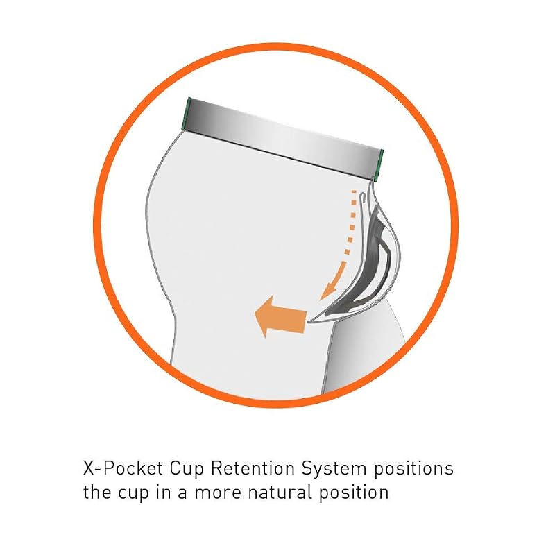 Shock Doctor Youth Compression Shorts with Cup Pocket White Small