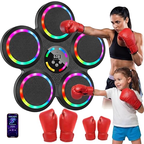 VARRANI 2026 Wall-Mount Boxing Machine with Gloves for Adults & Kids