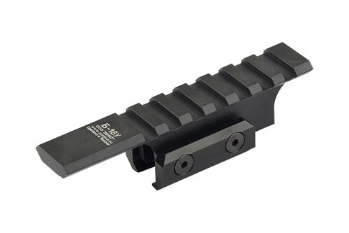 Atlas Custom Works B-18U Elongated Classic Upper Rail for AKS-74U Series Airsoft AEG Rifle (Black)