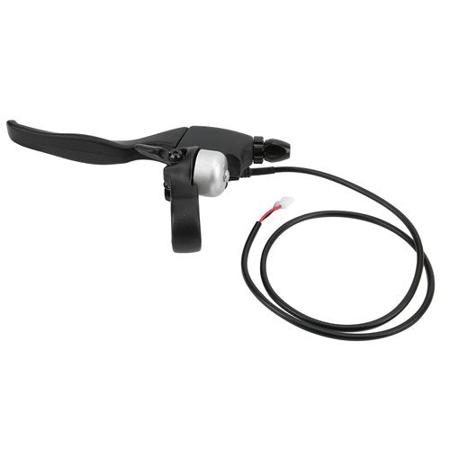 Yosoo Electric Scooter Brake Handle Levers, 8.5in Scooter Handlebar Brake Replacement with Bell, Waterproof Aluminum Alloy Scooter Handlebar Brake Level Electronic Brake Lever Set