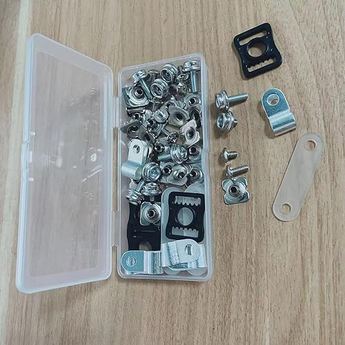 Hockey Helmet Repair Kit with Visor Clips, Screws, Gaskets & Adapters