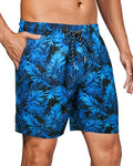Men's 7 Inch Swim Trunks with Mesh & Compression Liner - Quick-Dry Water-Resistant Beach Shorts