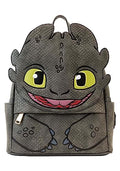 9-Inch Loungefly How to Train Your Dragon Toothless Mini Backpack, Cosplay Bag with Moving Wings