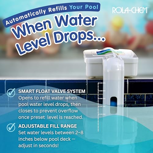 Automatic Pool Water Leveler - Inground & Above-Ground Pool Filler with Adjustable Float Valve
