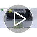 Bonsenkitchen Vacuum Sealer with Easy Handle & Silver Black Finish, 1 Roll & 10 Bags