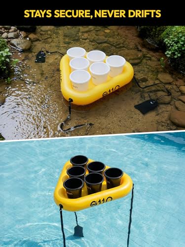 Outdoor Bucket Toss Game Set with Water-Resistant Buckets & Balls for Yard Beach Camping