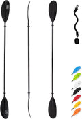 OCEANBROAD Kayak Paddle - Lightweight Alloy Shaft | 86in, 90.5in, 95in Options with Paddle Leash