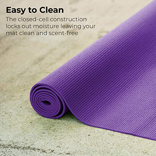 Assorted Bulk Yoga Mats - 10 Pack, 4mm Thick, Non-Slip, 68x24in